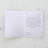 Blue & Purple Floral Teacher’s Day Card Karte (Innenseite)