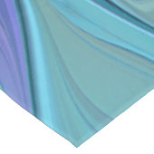 Blue Purple Flower Dream Abstract Fractal Art Tischdecke (Schrägansicht)