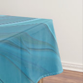 Blue Purple Flower Dream Abstract Fractal Art Tischdecke (Beispiel)