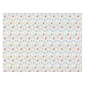 Blue Purple Red Watercolor Wildflower Tischdecke (Vorderseite (Horizontal))