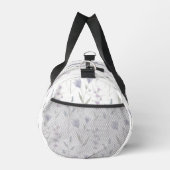 Blue Purple Watercolor Wildflower Duffle Bag (Rechts)