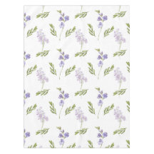 Blue Purple Watercolor Wildflower 