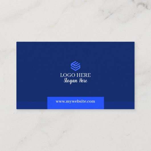 Blue QR Code Business Cards 21 Pack mit 100 Visitenkarte (Rückseite)