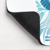Blue Quaker Parrot Mousepad (Ecke)