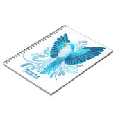 Blue Quaker Parrot Notizblock (Linke Seite)