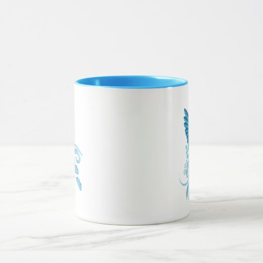 Blue Quaker Parrot Tasse (Zentrum)