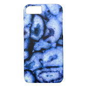 Blue Quartz Agate Geodes Case-Mate iPhone Hülle (Rückseite)