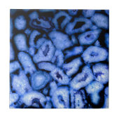Blue Quartz Agate Geodes Fliese (Vorderseite)