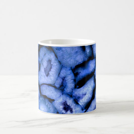 Blue Quartz Agate Geodes Kaffeetasse (Mittel)