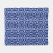 Blue Quilt Fleecedecke (Vorderseite (Horizontal))