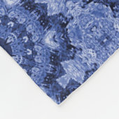 Blue Quilt Fleecedecke (Ecke)