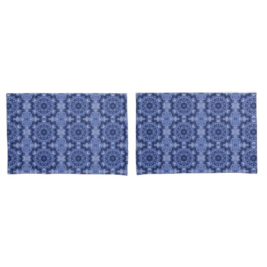Blue Quilt Kissenbezug (Vorderseite-Set)