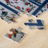 Blue Quilt macht ein Quilt-Angebot Puzzle (Seite)