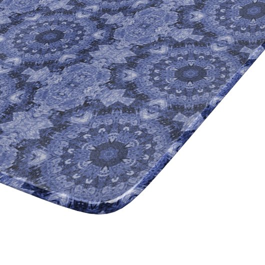 Blue Quilt Schneidebrett (Ecke)