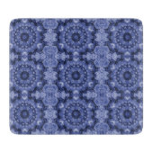 Blue Quilt Schneidebrett (Vorderseite)