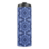 Blue Quilt Thermosbecher (Vorderseite)