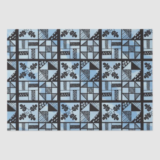 Blue Quilters Patchwork Seidenpapier (Vorderseite)