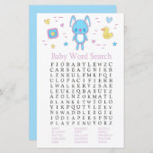 Blue Rabbit Baby Showroom Word Search Game (Vorne/Hinten)