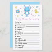 Blue Rabbit Baby Wortspiel (Vorne/Hinten)