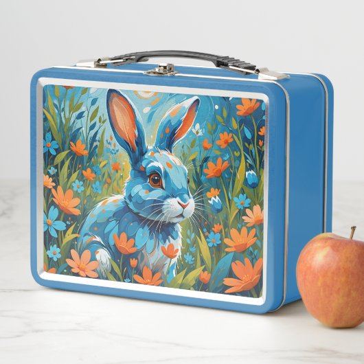 Blue Rabbit Kid Metall Brotdose (Beispiel)
