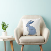 Blue Rabbit Kissen (Stuhl )