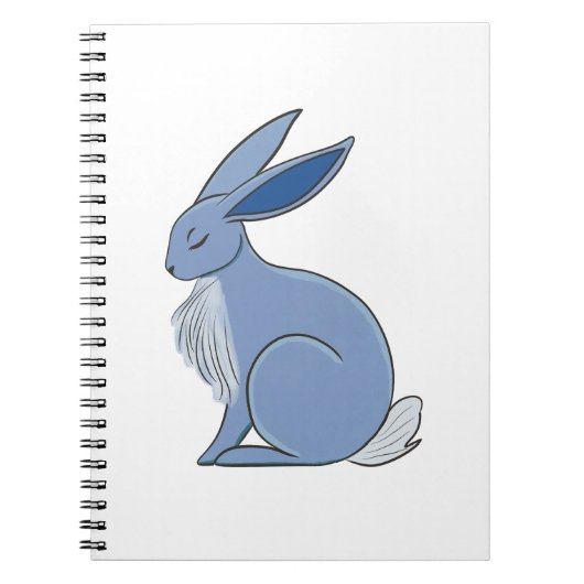 Blue Rabbit Notizblock (Vorderseite)