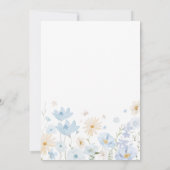 Blue Rabbit Somebunny Baby Dusche Einladung (Rückseite)