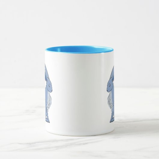 Blue Rabbit Tasse (Zentrum)