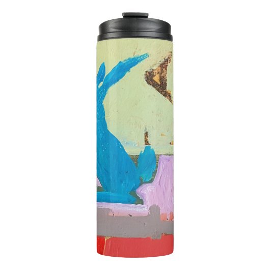 Blue Rabbit Thermosbecher (Vorderseite)