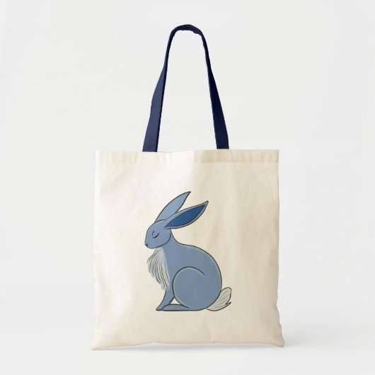 Blue Rabbit Tragetasche (Vorne)