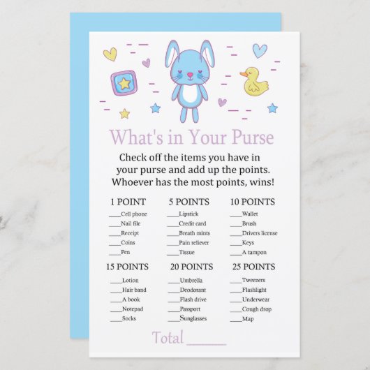 Blue Rabbit Was ist in deinem Handyspiel? (Vorne/Hinten)