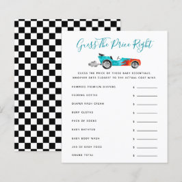 Blue Race Car Baby Dusche schätzen den Preis