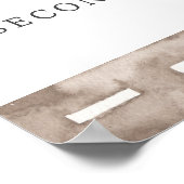 Blue Race Car Birthday Welcome Poster (Ecke)