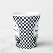 Blue Race Car Boy Racing 2 Fast Birthday Party Pappbecher (Links)