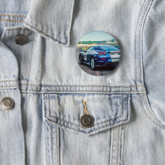 Blue Race Car Button (Beispiel)