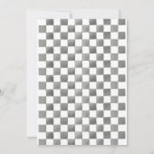 Blue Race Car Fast ONE Boy Geburtstag Einladung (Rückseite)