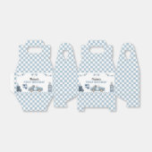 Blue Race Car First Lap Around the Track Birthday Geschenkschachtel (Ungefaltet)