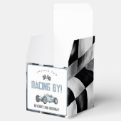 Blue Race Car Geburtstagsparty Geschenkschachtel (Geöffnet)