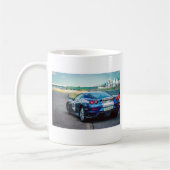 Blue Race Car Kaffeetasse (Links)