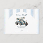 Blue Racer Baby Duwer Diapper Raffle Begleitkarte (Vorderseite)