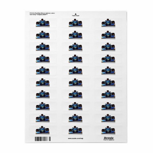 Blue Racing Car (Vorne)