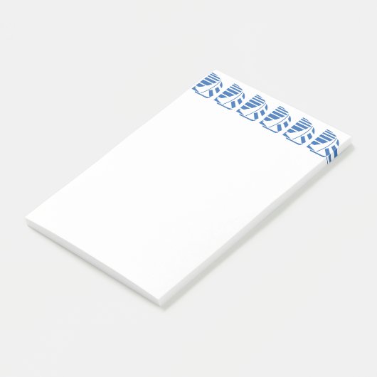 Blue Racing Sailboats Sticky Notes Post-it Klebezettel (angewinkelt)