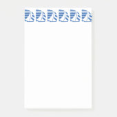 Blue Racing Sailboats Sticky Notes Post-it Klebezettel (Vorderseite)