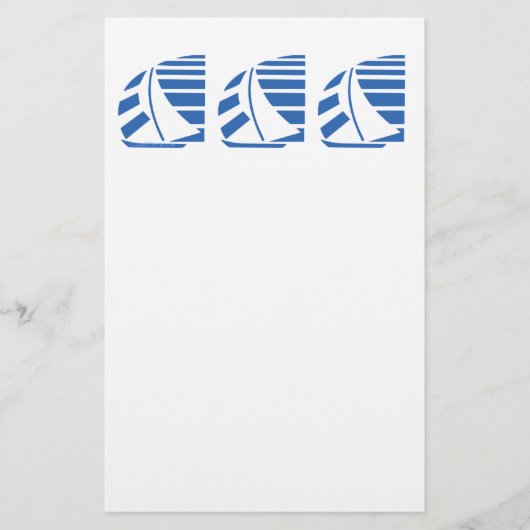 Blue Racing Segelboote Flyer (Vorne)