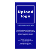 Blue Rack Card Werbekarte (Vorne)