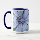 Blue Radicchio Blume N Bee Tasse (Links)