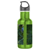 Blue Radicchio Blume Trinkflasche (Rückseite)