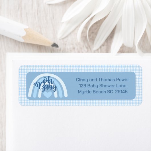 Blue Rainbow Baby Dusche (Insitu)