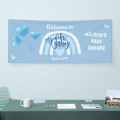 Blue Rainbow Baby Dusche Banner (Messe)