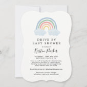 Blue Rainbow Drive by Baby Shower Einladungen (Vorderseite)